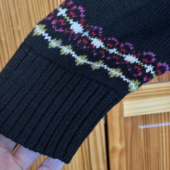 Vintage Tiara Zip Up Fair Isle Nordic Sweater Y2K 90s - Picture 6 of 9